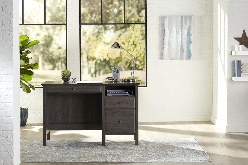 Realspace® Chase 47”W Writing Desk, Coastal Gray - Image 11