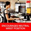 3M™ Large Gel Wrist Rest For Keyboards, 19"H x 0.8"W x 2.8"D, Black - Image 2