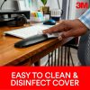 3M™ Large Gel Wrist Rest For Keyboards, 19"H x 0.8"W x 2.8"D, Black - Image 4