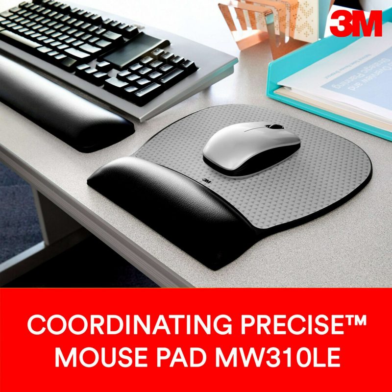 3M™ Large Gel Wrist Rest For Keyboards, 19"H x 0.8"W x 2.8"D, Black - Image 5