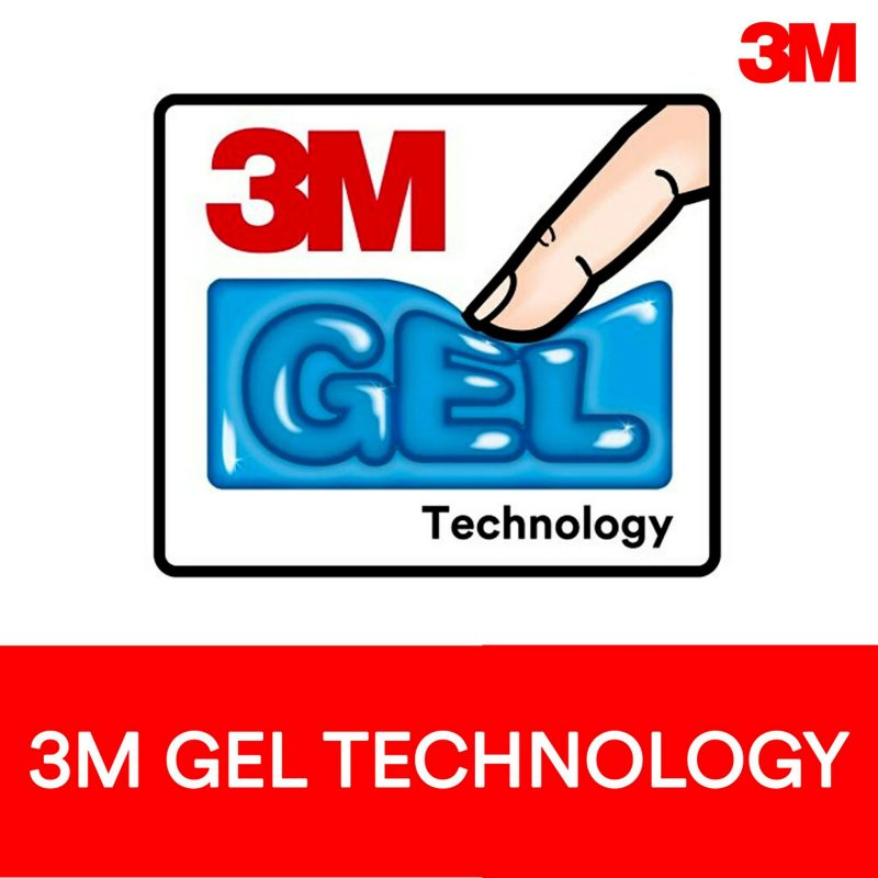 3M™ Large Gel Wrist Rest For Keyboards, 19"H x 0.8"W x 2.8"D, Black - Image 7