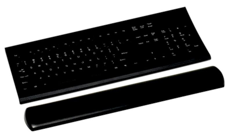 3M™ Large Gel Wrist Rest For Keyboards, 19"H x 0.8"W x 2.8"D, Black - Image 9