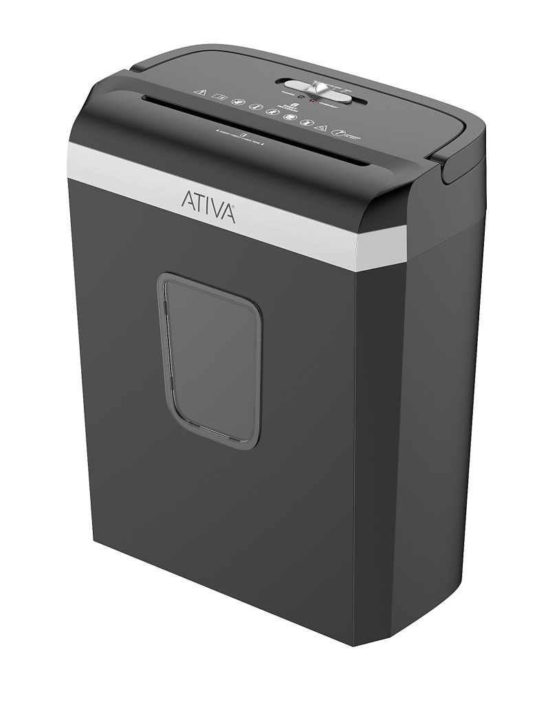 Ativa® 8-Sheet Cross-Cut Shredder, A08CC23 - Image 3