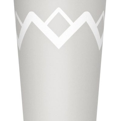 Highmark® Insulated Hot Cups, 16 Oz, 42% Recycled, Gray/White, Pack Of 50
