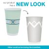 Highmark® Insulated Hot Cups, 16 Oz, 42% Recycled, Gray/White, Pack Of 50 - Image 5