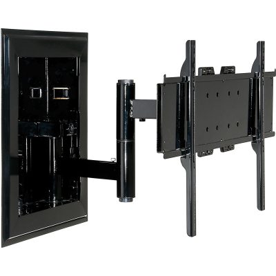 Peerless IM760PU Universal In-Wall Mount - For Flat Panel Display - 32" to 65" Screen Support - 200 lb Load Capacity - Steel - Black