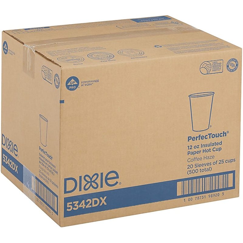Dixie® PerfecTouch by GP PRO Hot Cups, 12 Oz, Box Of 500 Cups - Image 9