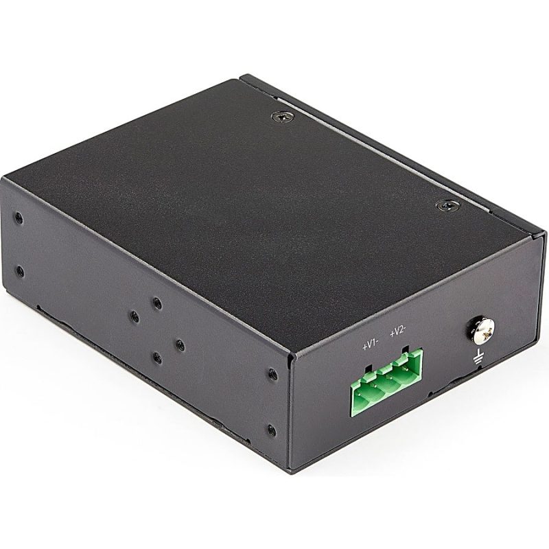 StarTech.com Industrial Gigabit Ethernet PoE Injector 30W 802.3at PoE+ Midspan 48V-56VDC Power Over Ethernet Injector Adapter -40C to +75C - Industrial Gigabit Ethernet PoE Injector - Power over Ethernet Injector - Image 2