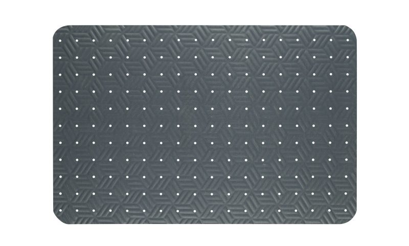M+A Matting Wet Step Antifatigue Floor Mat, 36" x 120", Gray