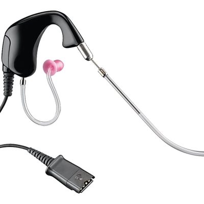 Plantronics® StarSet H31CD Over-The-Ear Earset, Black/Silver