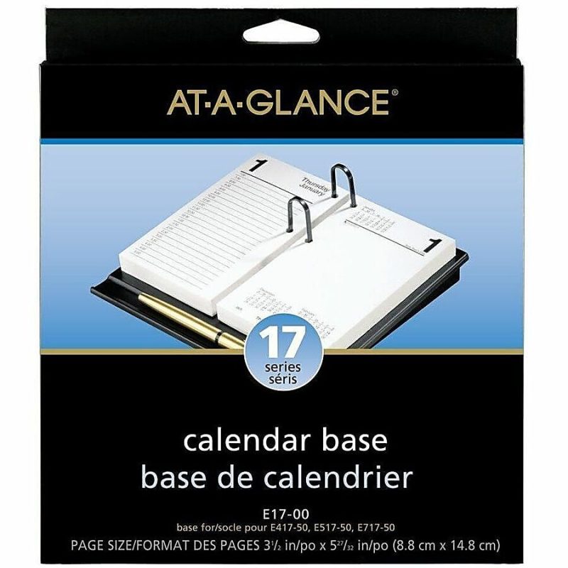 AT-A-GLANCE® Calendar Base, 3-1/2" x 6", Black - Image 4