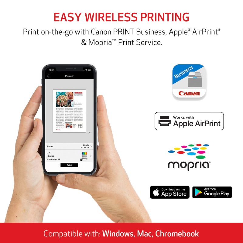 Canon® imageCLASS® MF753Cdw Wireless Laser All-In-One Color Printer - Image 4