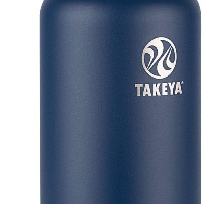 Takeya Actives Spout Reusable Water Bottle, 32 Oz, Midnight