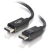 C2G 10ft 8K DisplayPort Cable with Latches - M/M - DisplayPort for Notebook, Monitor, Audio/Video Device - 10 ft DisplayPort Male 4K to 8K Digital Audio/Video - Black