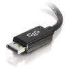 C2G 10ft 8K DisplayPort Cable with Latches - M/M - DisplayPort for Notebook, Monitor, Audio/Video Device - 10 ft DisplayPort Male 4K to 8K Digital Audio/Video - Black - Image 2