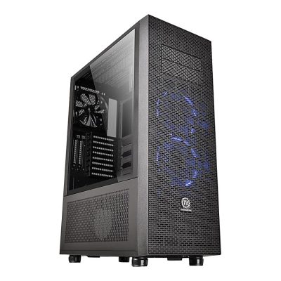 Thermaltake Core X71 - TG Edition - tower - ATX - windowed side panel - no power supply (PS/2) - black - USB/Audio