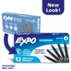 EXPO® Vis-a-Vis® Wet-Erase Fine-Tip Markers, Black, Box Of 12 - Image 9