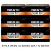 Duracell Coppertop 9-Volt Alkaline Batteries, Box Of 12, Case Of 6 Boxes - Image 2