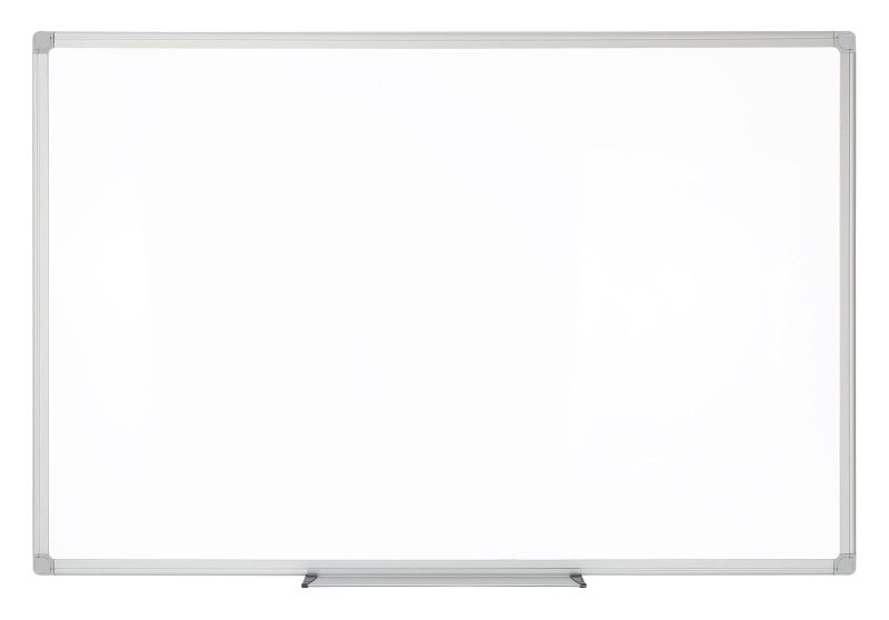 WorkPro™ Porcelain Magnetic Dry-Erase Whiteboard, 24" x 36", Aluminum Frame With Silver Finish - White,36 in. X 48 in.