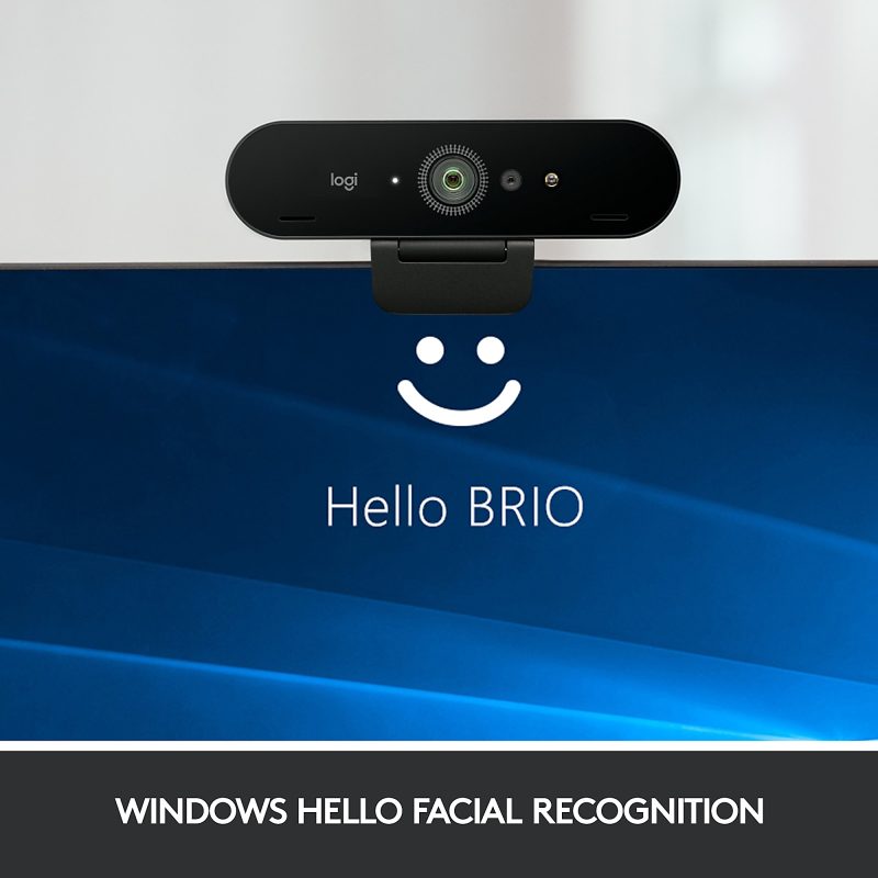Logitech® 4K Pro Webcam with HDR and Noise-Canceling Mics, Black - Image 9