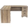 Sauder® Harbor View 66"W Corner Desk, Salt Oak - Image 3