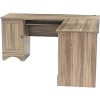 Sauder® Harbor View 66"W Corner Desk, Salt Oak - Image 4