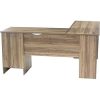 Sauder® Harbor View 66"W Corner Desk, Salt Oak - Image 11