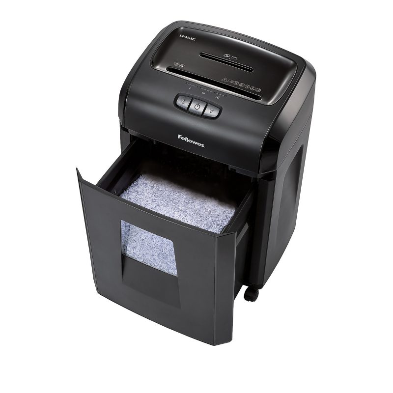 Fellowes® Microshred 94MC 20-Sheet Small Office Micro-Cut Shredder, Black, 8059401 - Image 4