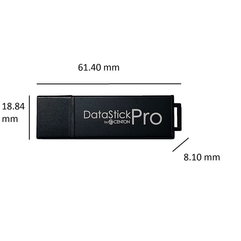 Centon Datastick Pro USB 3.0 Flash Drive, 512GB, Black, S1-U3P6-512G - Image 5