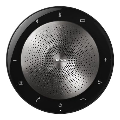 Jabra Speak 710 Portable Bluetooth Smart Speaker - Google Assistant, Siri Supported - 360° Circle Sound - Battery Rechargeable - USB