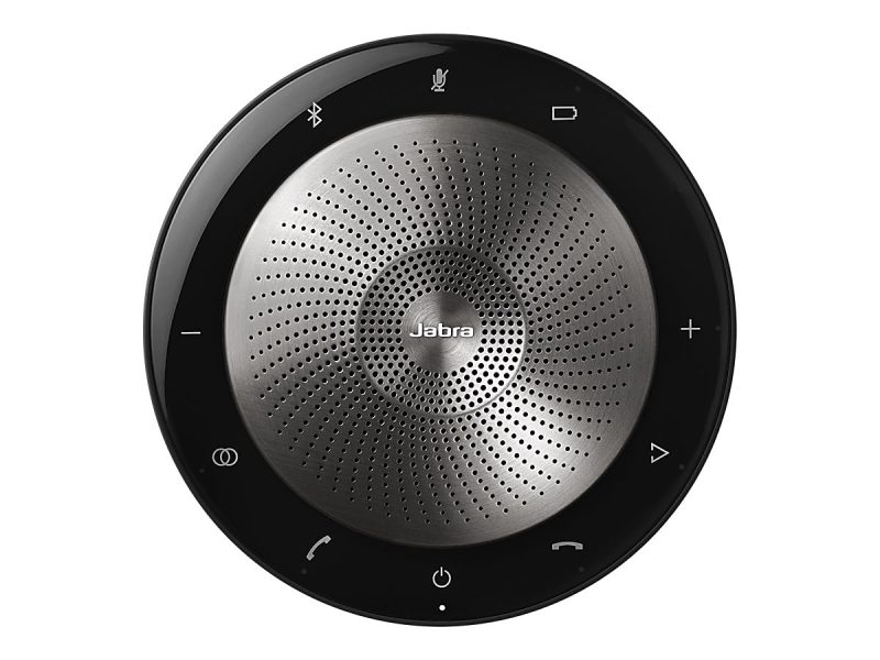 Jabra Speak 710 Portable Bluetooth Smart Speaker - Google Assistant, Siri Supported - 360° Circle Sound - Battery Rechargeable - USB