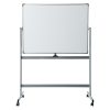 Lorell® Magnetic Dry-Erase Whiteboard Easel, 48" x 72", Aluminum Frame With Silver Finish - Image 2