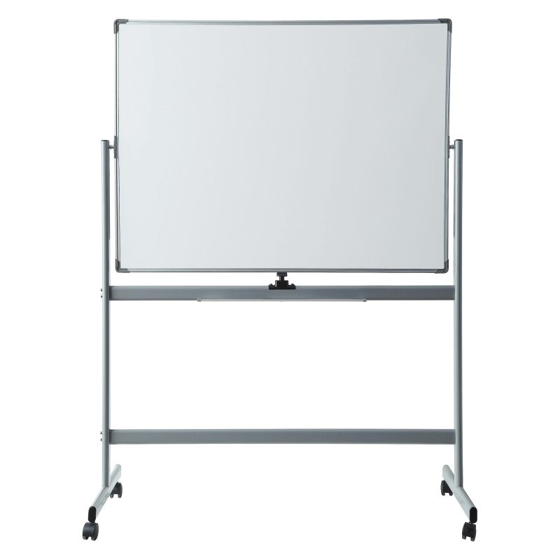 Lorell® Magnetic Dry-Erase Whiteboard Easel, 48" x 72", Aluminum Frame With Silver Finish - Image 2