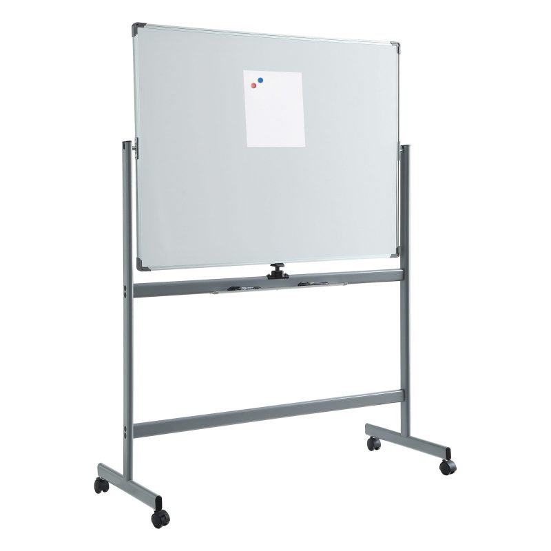Lorell® Magnetic Dry-Erase Whiteboard Easel, 48" x 72", Aluminum Frame With Silver Finish - Image 4