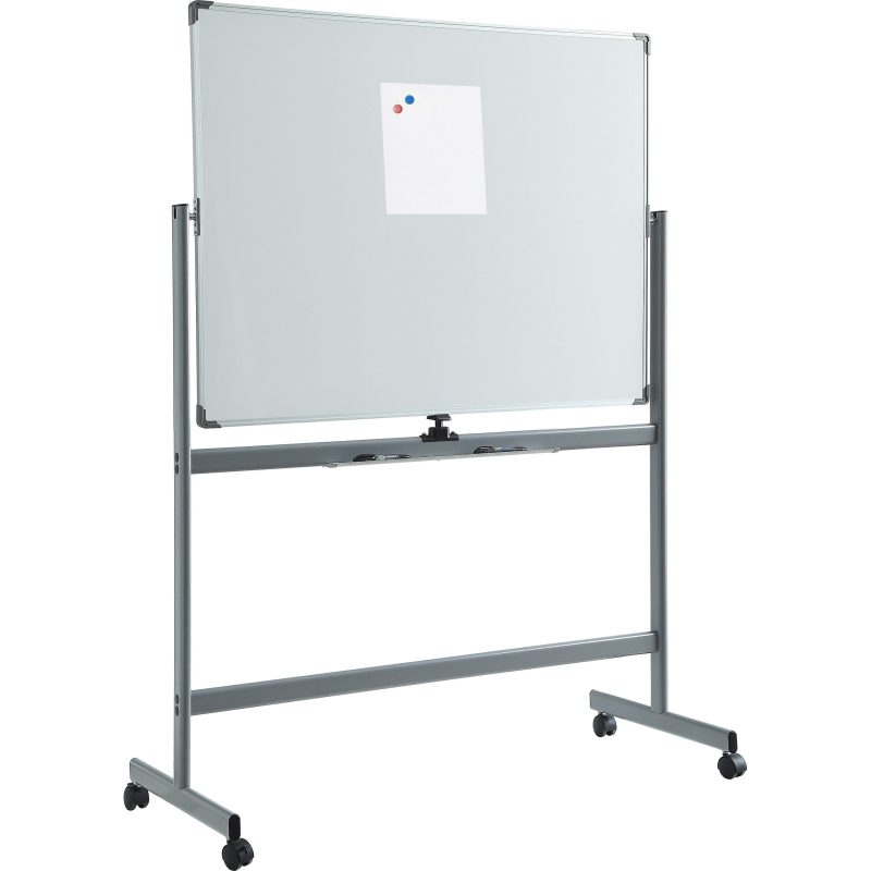 Lorell® Magnetic Dry-Erase Whiteboard Easel, 48" x 72", Aluminum Frame With Silver Finish - Image 7