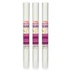 Con-Tact Brand Dry-Erase Adhesive Rolls, 18" x 6', White, Pack Of 3 Rolls