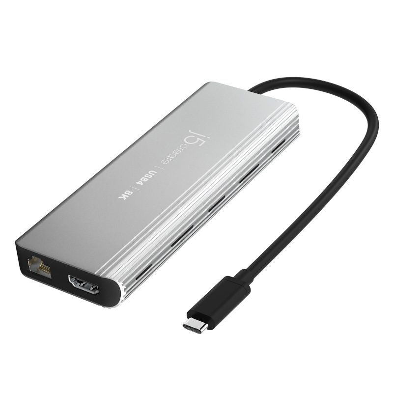 j5create USB4 8K Multi-Port Hub, Space Gray, JCD403 - Image 2