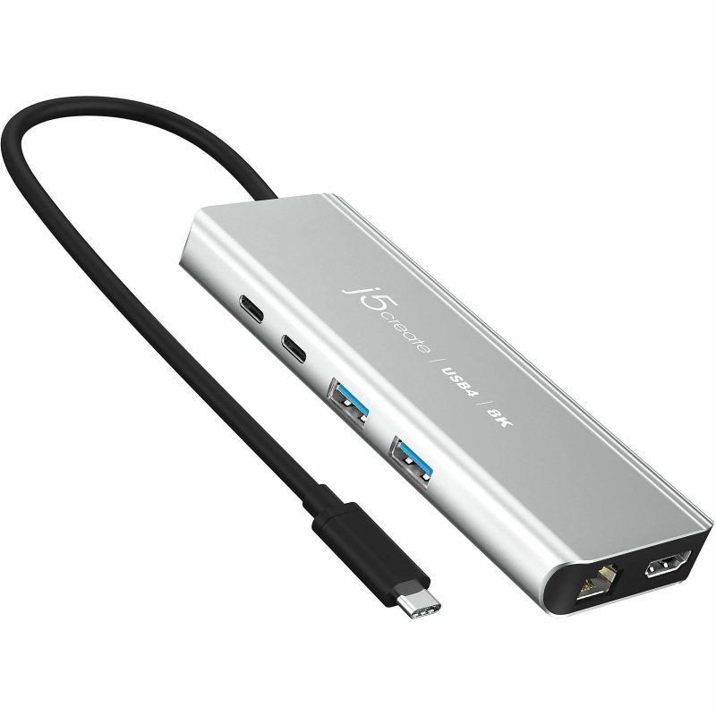 j5create USB4 8K Multi-Port Hub, Space Gray, JCD403 - Image 7