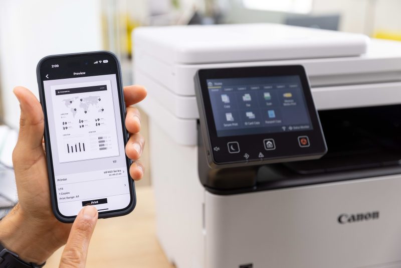Canon imageCLASS MF465dw Wireless Mobile-Ready Duplex Laser All-In-One Monochrome Printer - Image 2