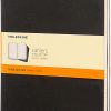 Moleskine Cahier Journals, Extra Large, 7.5" x 10", Ruled, 120 Pages, Black, Set Of 3 Journals