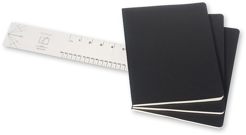 Moleskine Cahier Journals, Extra Large, 7.5" x 10", Ruled, 120 Pages, Black, Set Of 3 Journals - Image 4