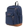 JanSport Cool Student Backpack with 15" Laptop Pocket, Navy - Image 6