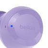 Belkin Wireless Earbuds - Stereo, Mono - True Wireless - Bluetooth - 32.8 ft - Earbud - Binaural - In-ear - Lavender - Image 4