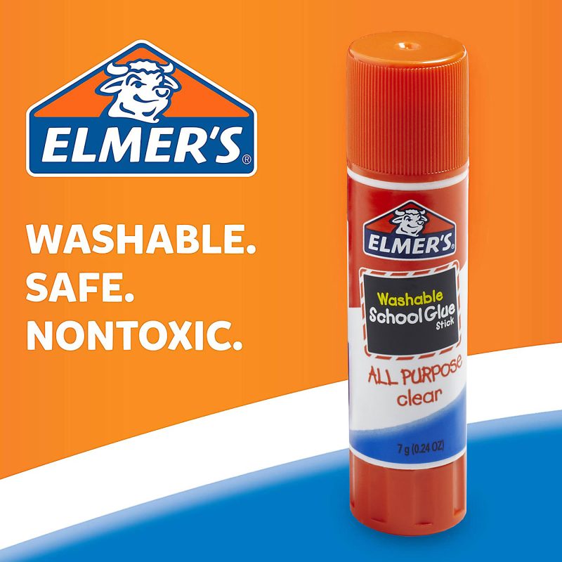Elmer's® Glue Stick Classroom Pack, All-Purpose Clear, Box Of 30 - Image 5