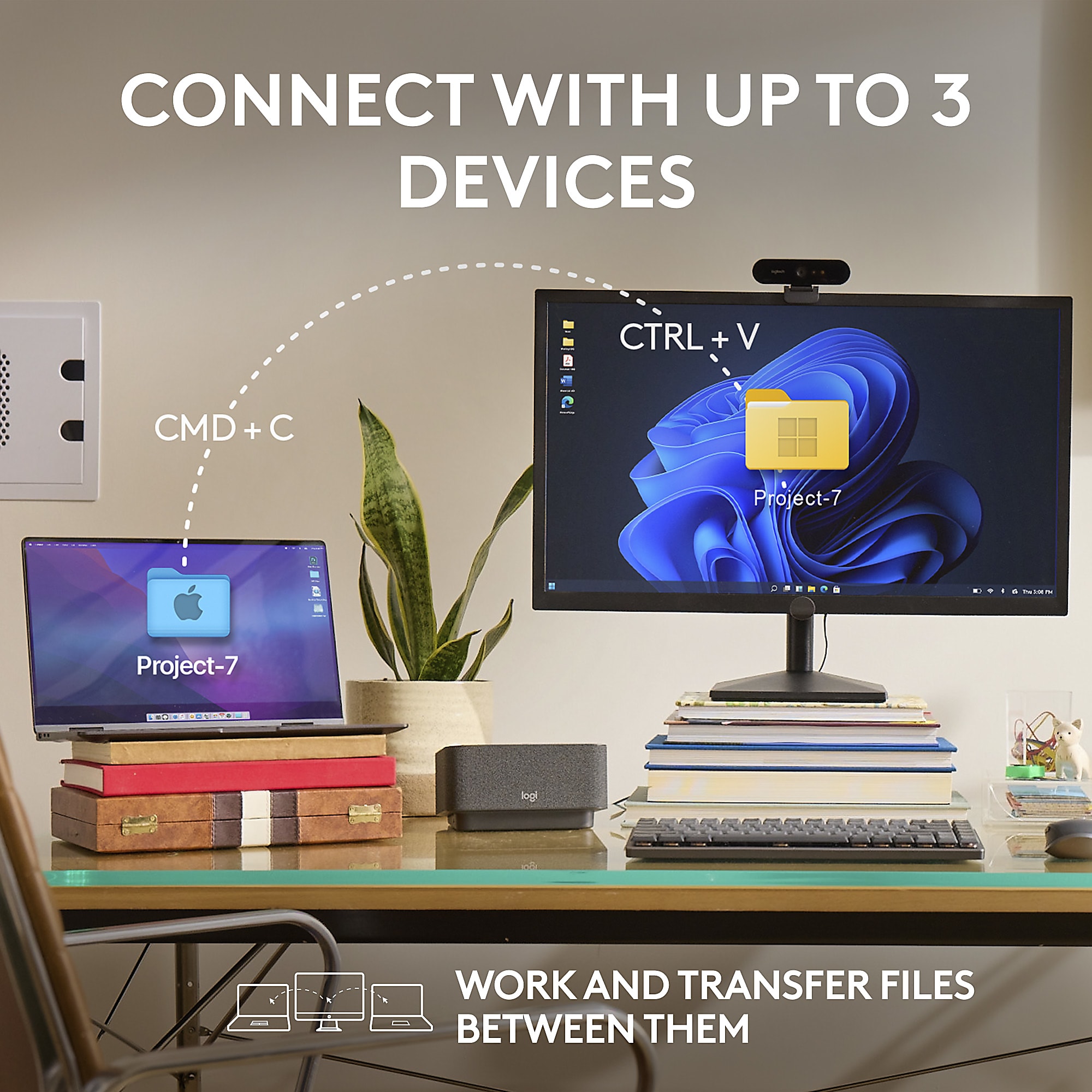 Logitech® MX Anywhere 3S Compact Wireless Mouse, 78% Recycled, Black, 910-006928 - Image 7