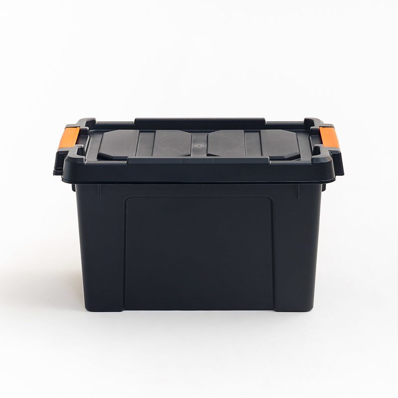 Iris® Remington Heavy Duty Store-It-All Totes, 5 Gallon, Black, Set Of 4 Totes - Image 10