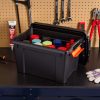 Iris® Remington Heavy Duty Store-It-All Totes, 5 Gallon, Black, Set Of 4 Totes - Image 12
