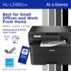 Brother HL-L2480DW Wireless Compact Monochrome Multi-Function Laser Printer, Copy & Scan, Refresh EZ Print Eligibility - Image 2