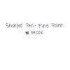 Sharpie® Fine-Point Pens, Fine Point, Black Barrels, Black Ink, Pack Of 12 - Image 5