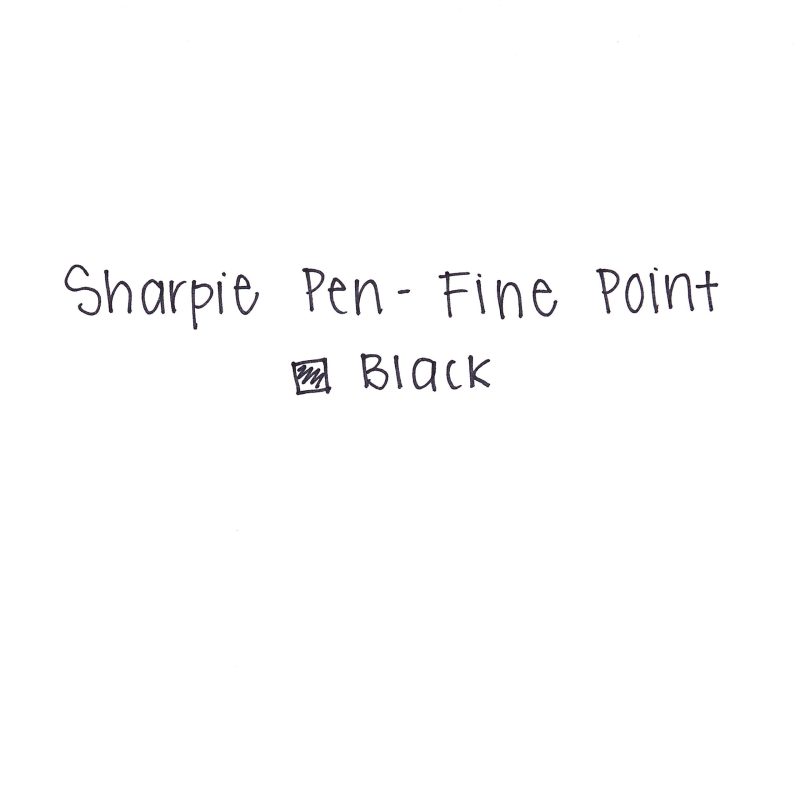 Sharpie® Fine-Point Pens, Fine Point, Black Barrels, Black Ink, Pack Of 12 - Image 5